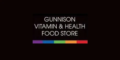 Gunnison Vitamin and Health Food Store Logo.